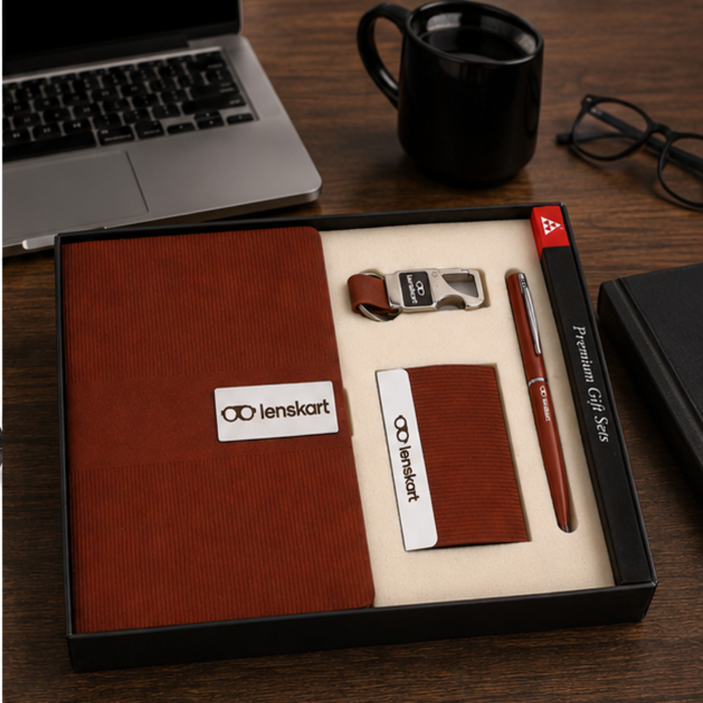 Executive Folder, Visiting Card Holder, Pen and USB Flash Drive Gift Set