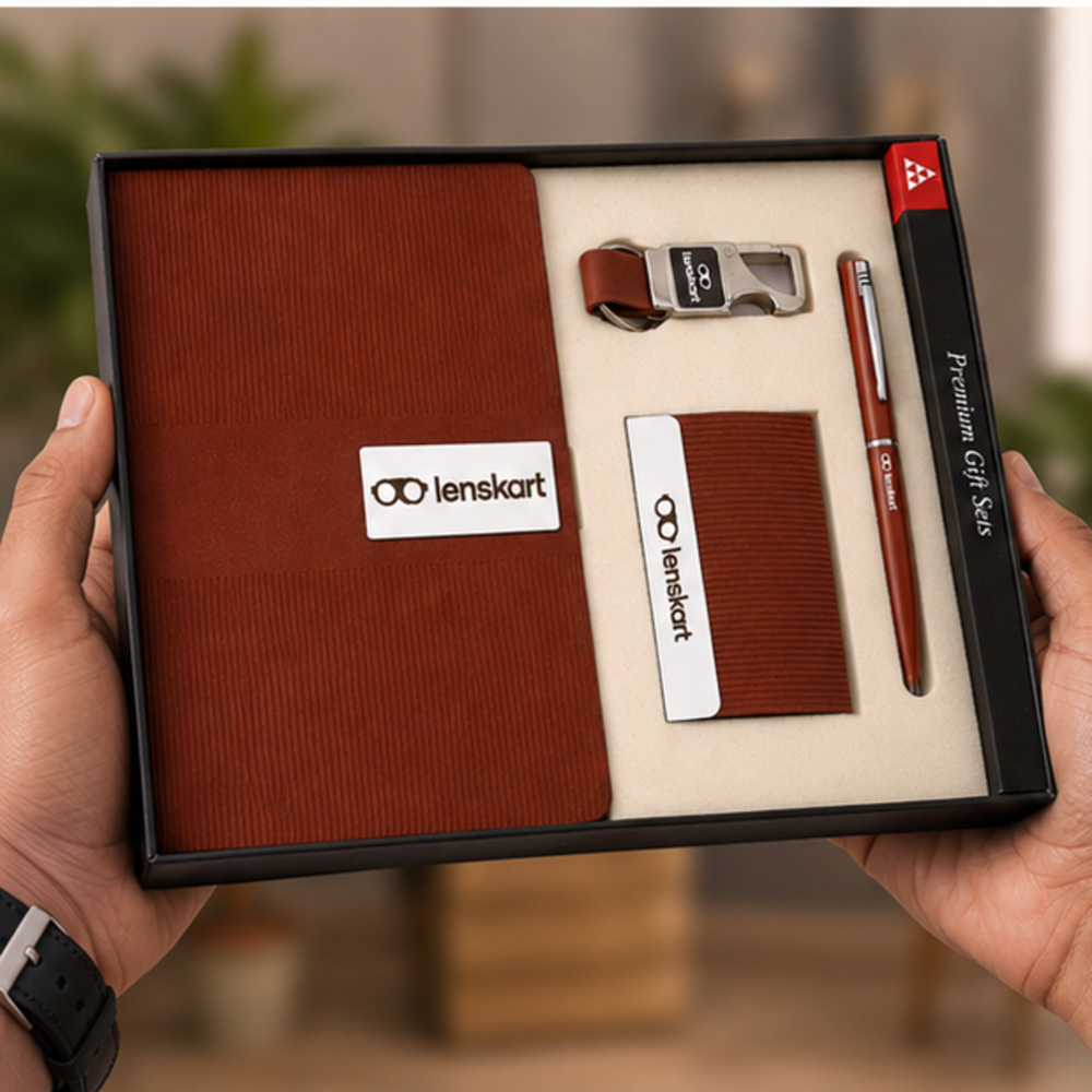 Executive Folder, Visiting Card Holder, Pen and USB Flash Drive Gift Set