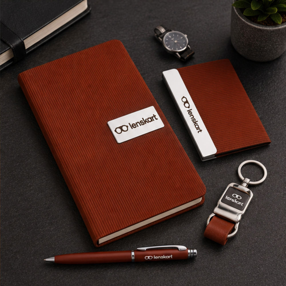 Executive Folder, Visiting Card Holder, Pen and USB Flash Drive Gift Set
