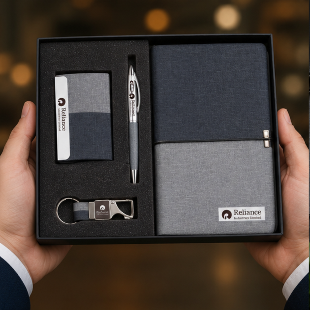 Executive Conference Folder, Business Card Holder, Pen and USB Flash Drive Gift Set