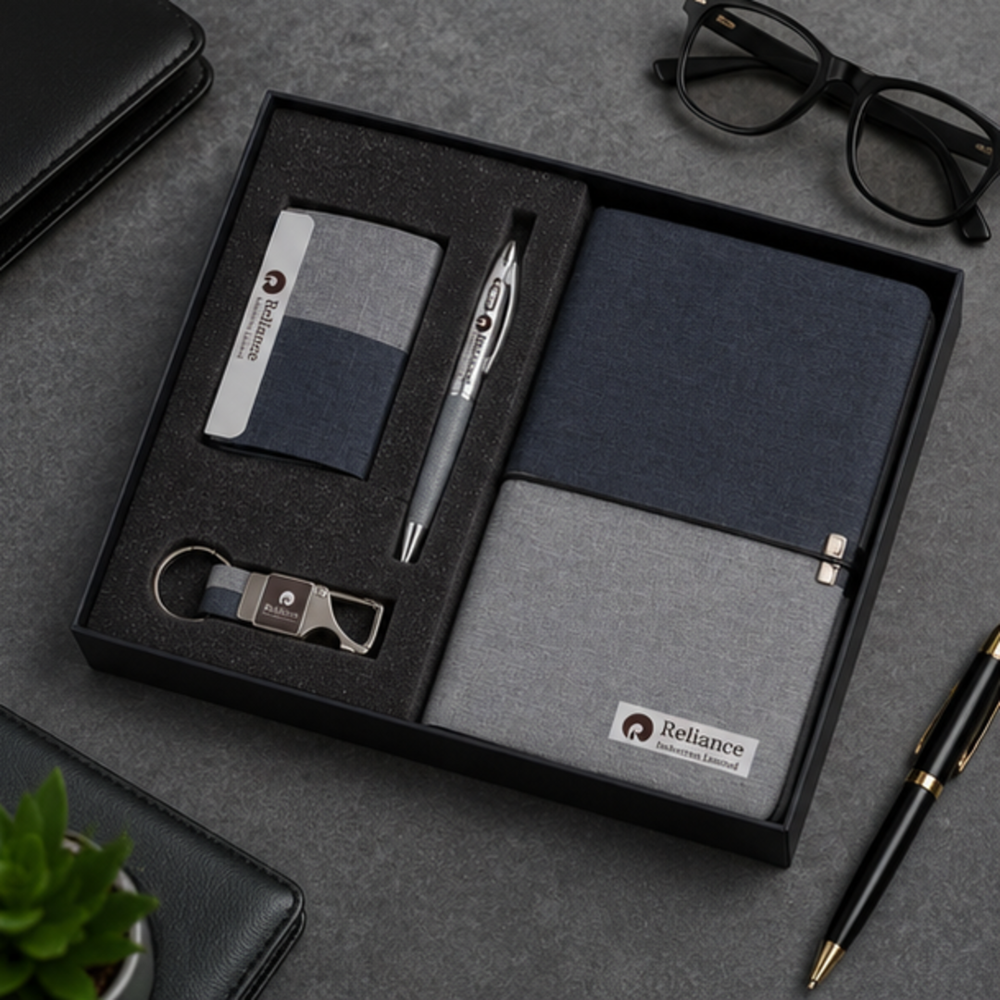 Executive Conference Folder, Business Card Holder, Pen and USB Flash Drive Gift Set