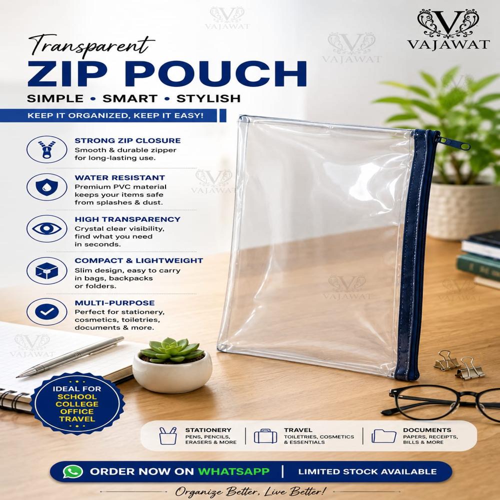 Transparent Zip Pouch