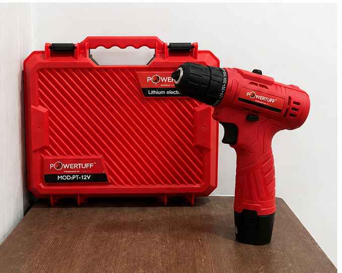 Pt-12 Cordless Drill Driver - Color: Red