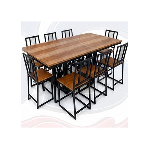 8 Seater Industrial Style Dining Set