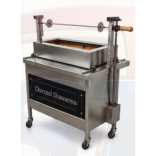 SS Charcoal Shawarma Machine
