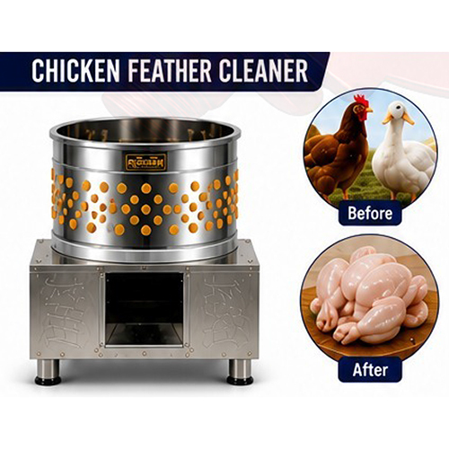 SS Chicken Feather Cleaner Machine