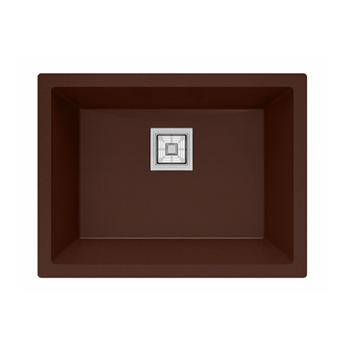 Choco Brown Quartz Kitchen Sink