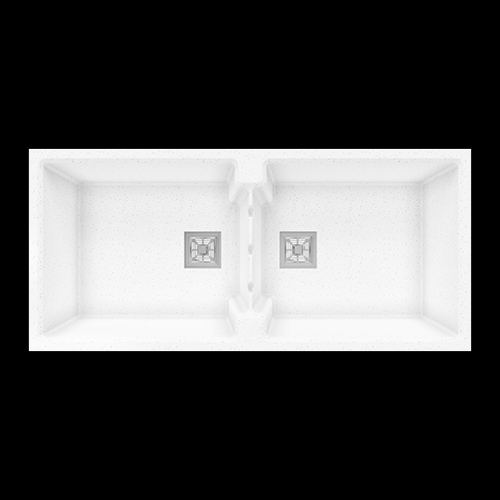 Snow White Quartz Kitchen Sink