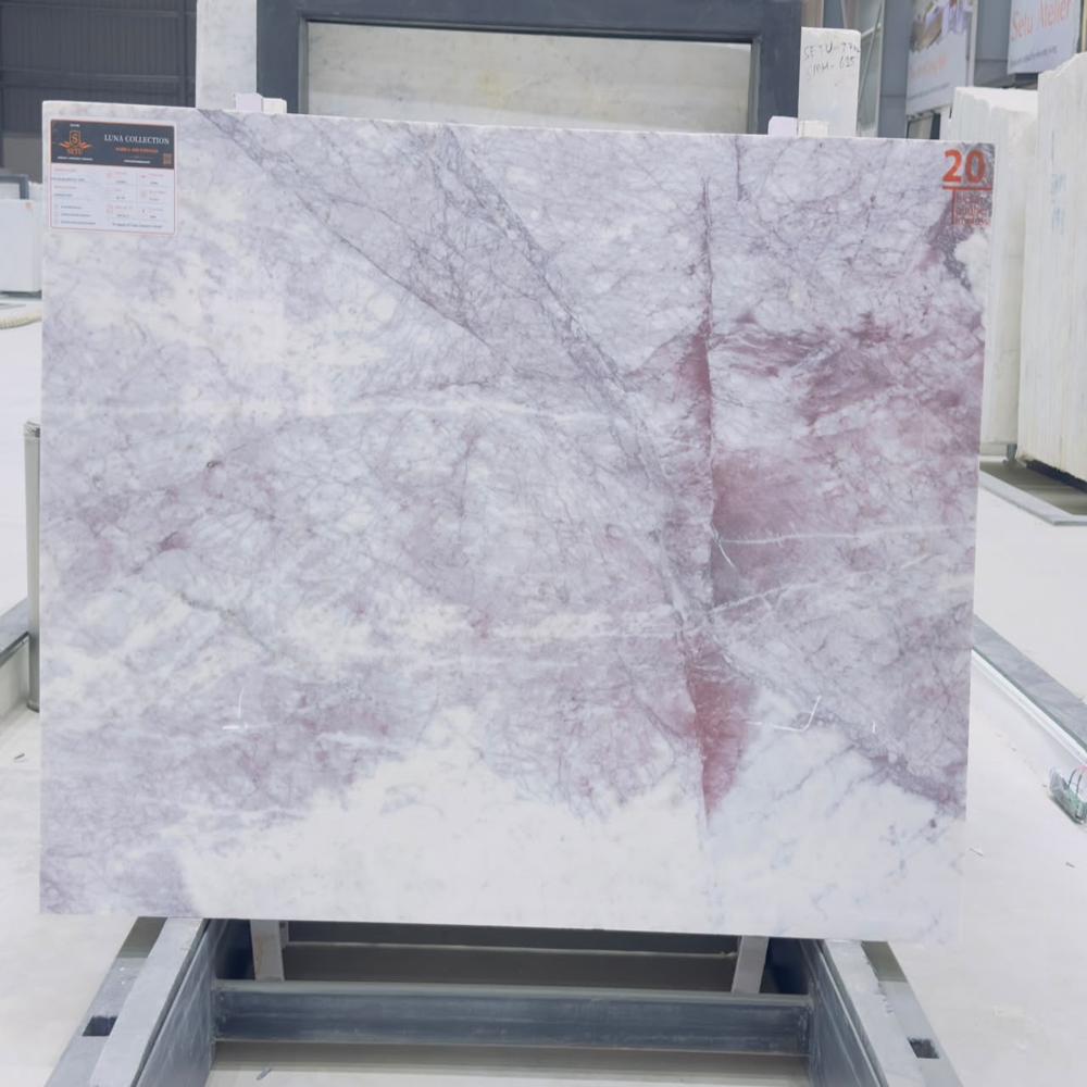 Lavender Haze White Marble - Application: Flooring