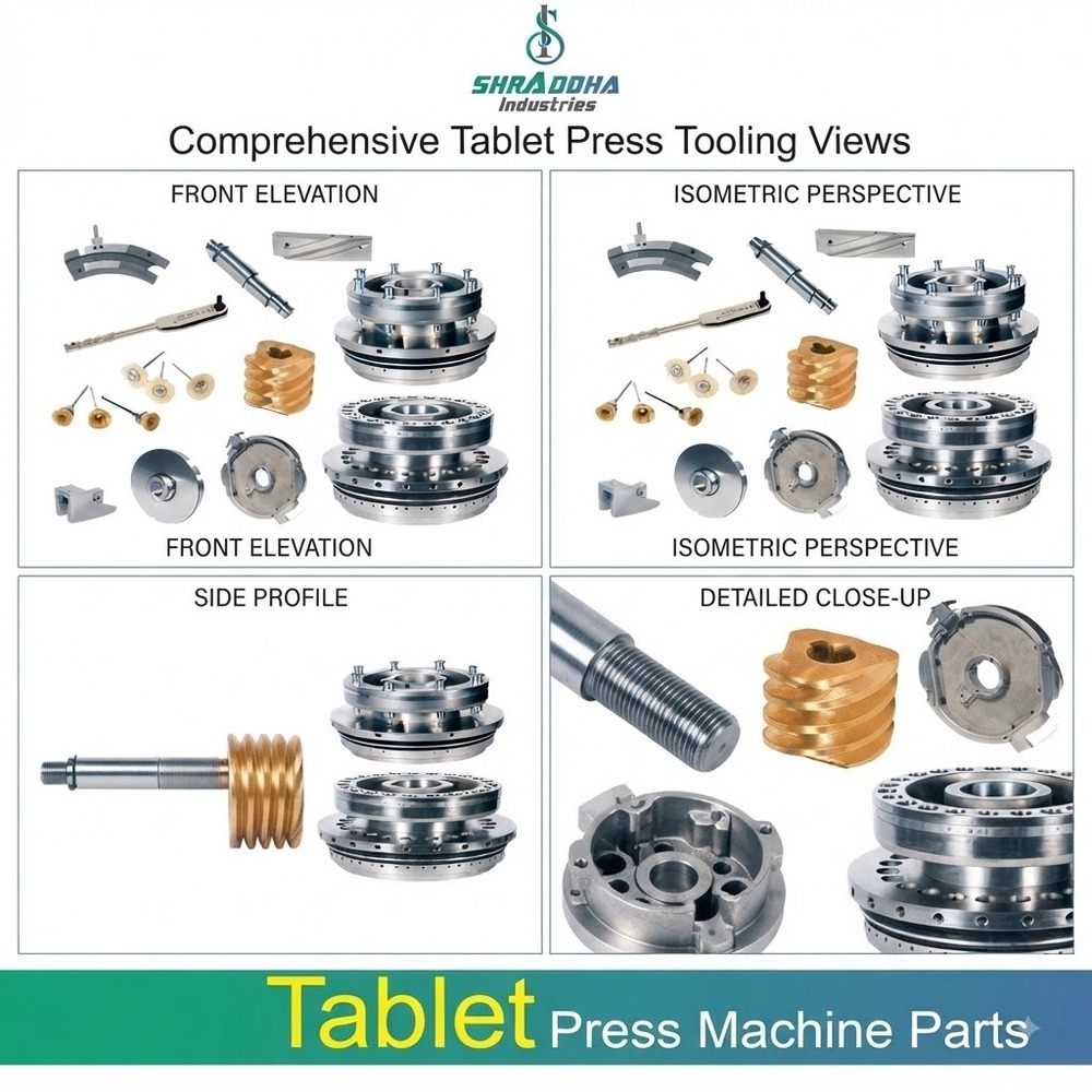 Tablet Compression Press Machine Spare Parts - Capacity: 1000 Kg