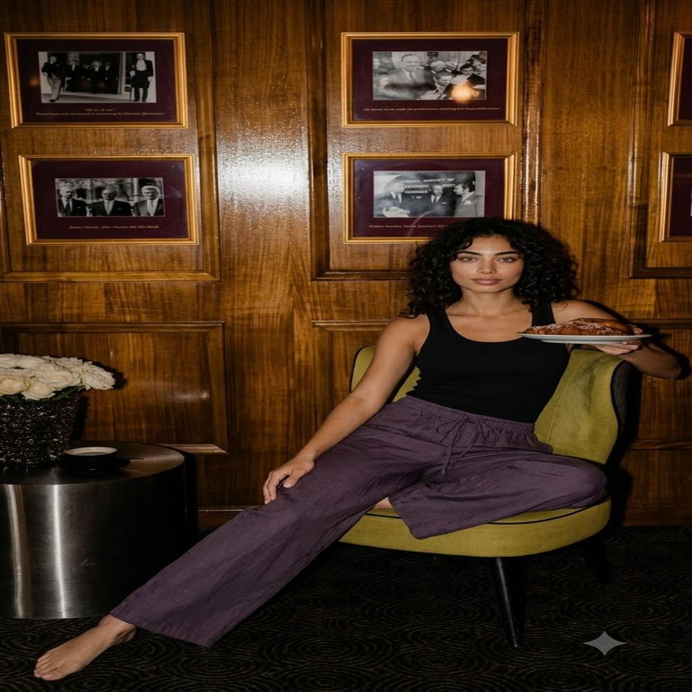 Ladies Elegant Crush Pajama  Soft & Trendy Lounge Wear