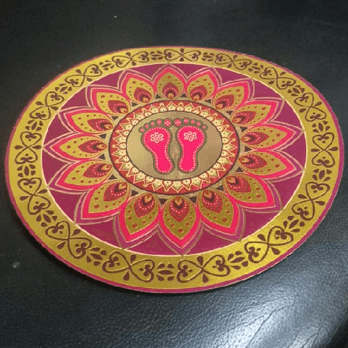 Rangoli Paper - Color: Red