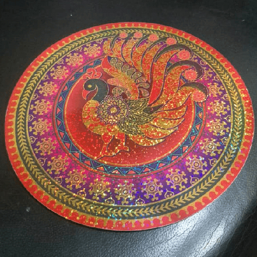 Rangoli Paper - Color: Red