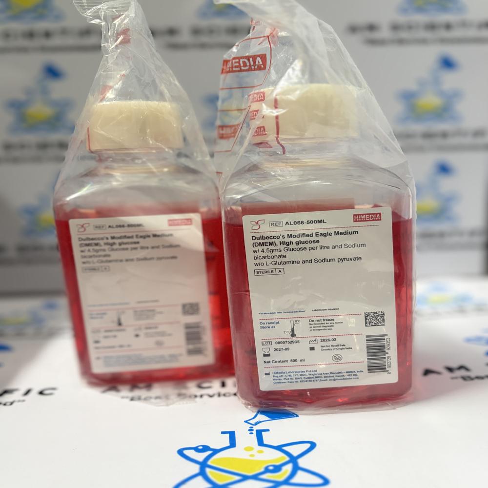Dulbecco's Modified Eagle Medium (DMEM) High glucose Himedia 500ml