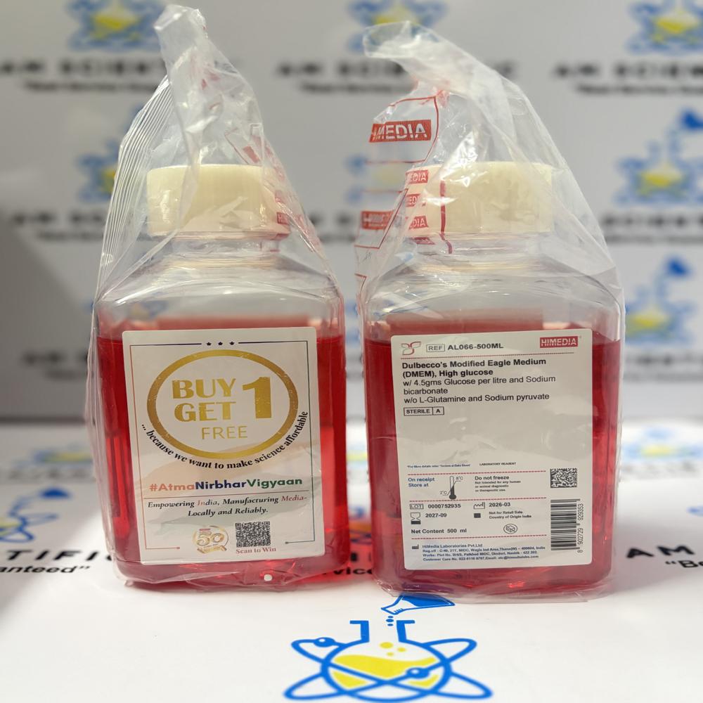 Dulbecco's Modified Eagle Medium (DMEM) High glucose Himedia 500ml
