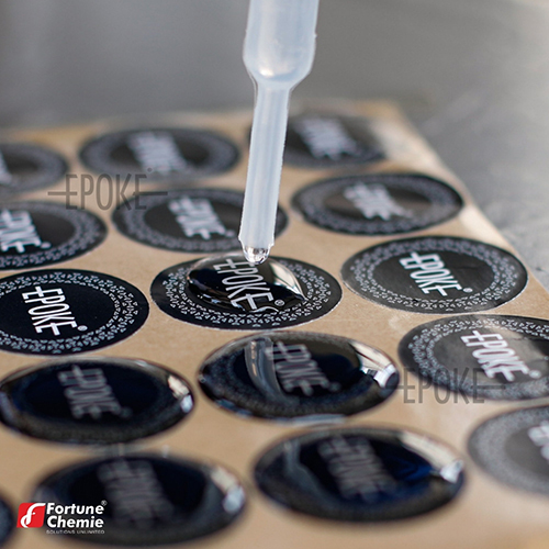 Sticker Doming Resin