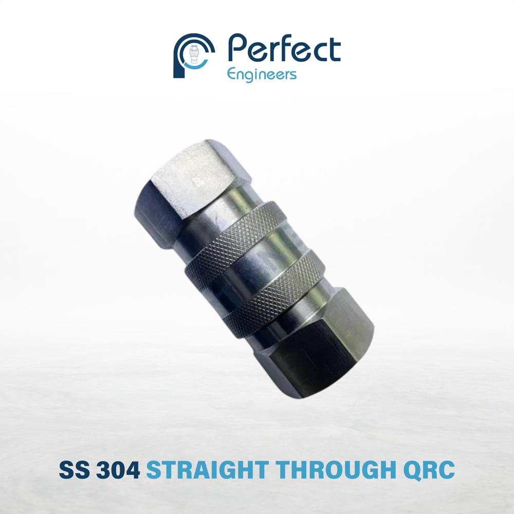 SS 304 Straight Through QRC