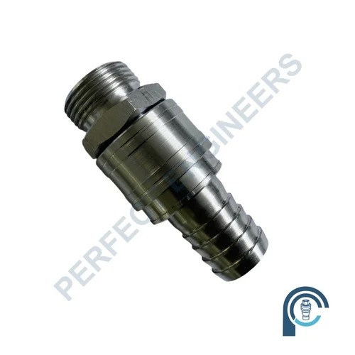 Hose Socket Straight Through Quick Release Coupling