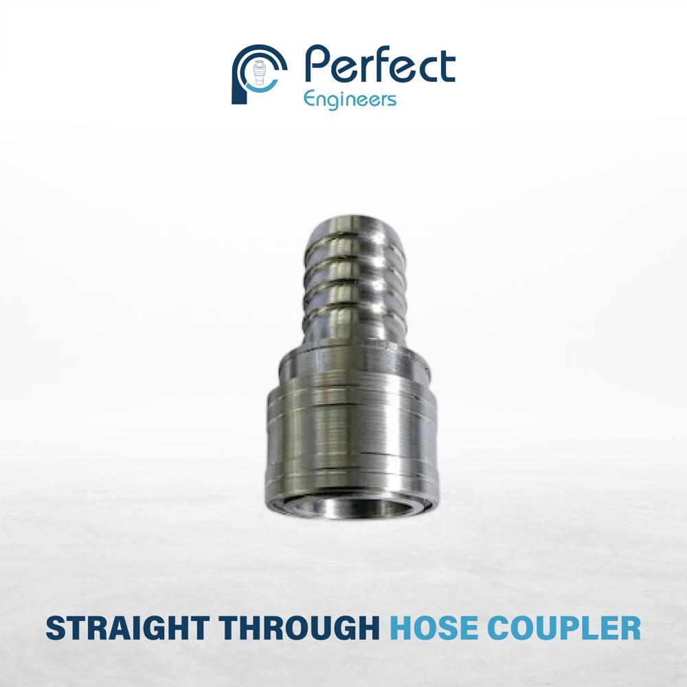 Straight Through Hose Coupler