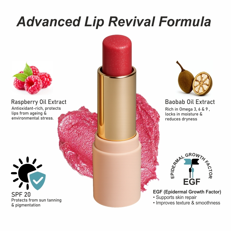 Rose Sparks Glimmer Lip Balm Spf 20