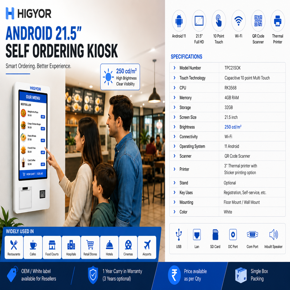 Self Ordering Kiosk