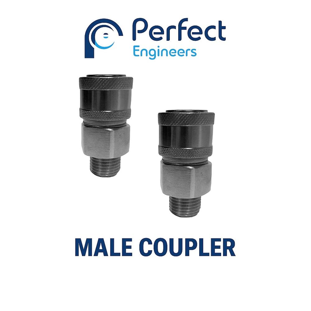 1/8 inch Male Coupler