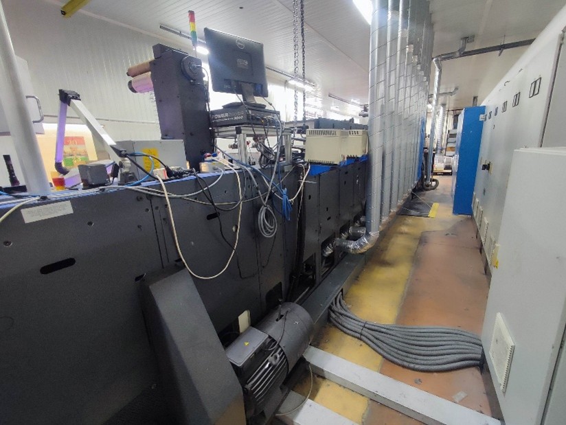 2007 Gallus EM280-10 Color UV flexographic label printer