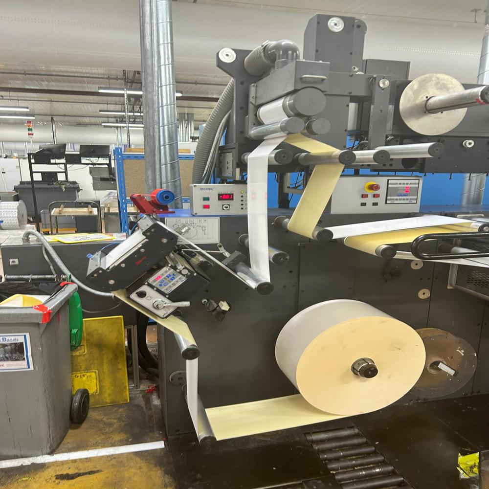 2007 Gallus EM280-10 Color UV flexographic label printer