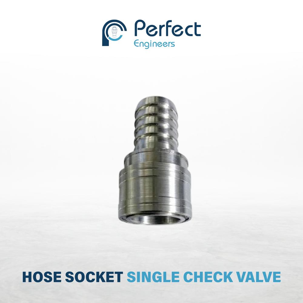 Hose Socket Single Check Valve