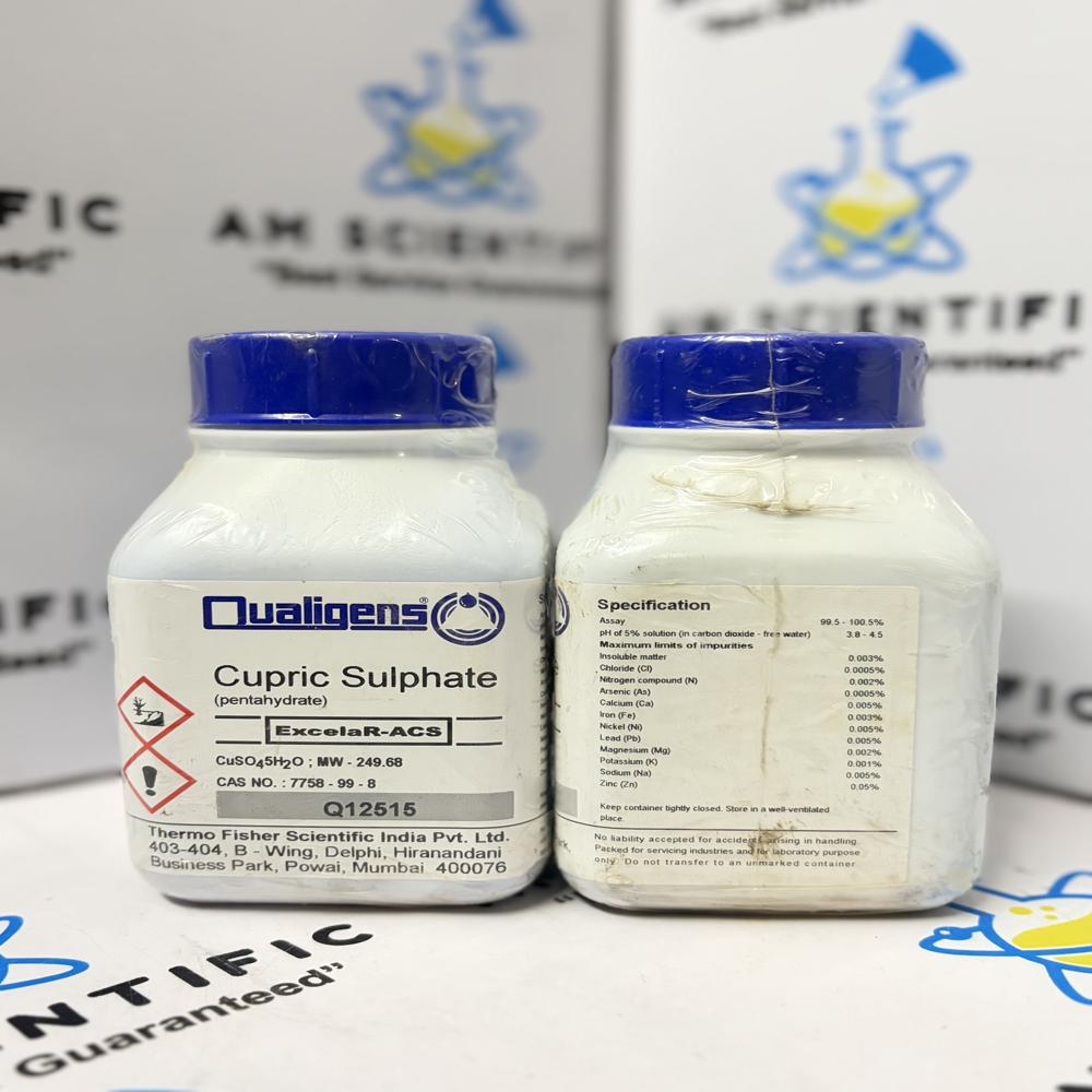 Cupric Sulphate ER ACS Qualigens 500g