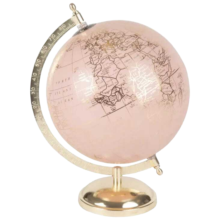 Pink Gold Globe