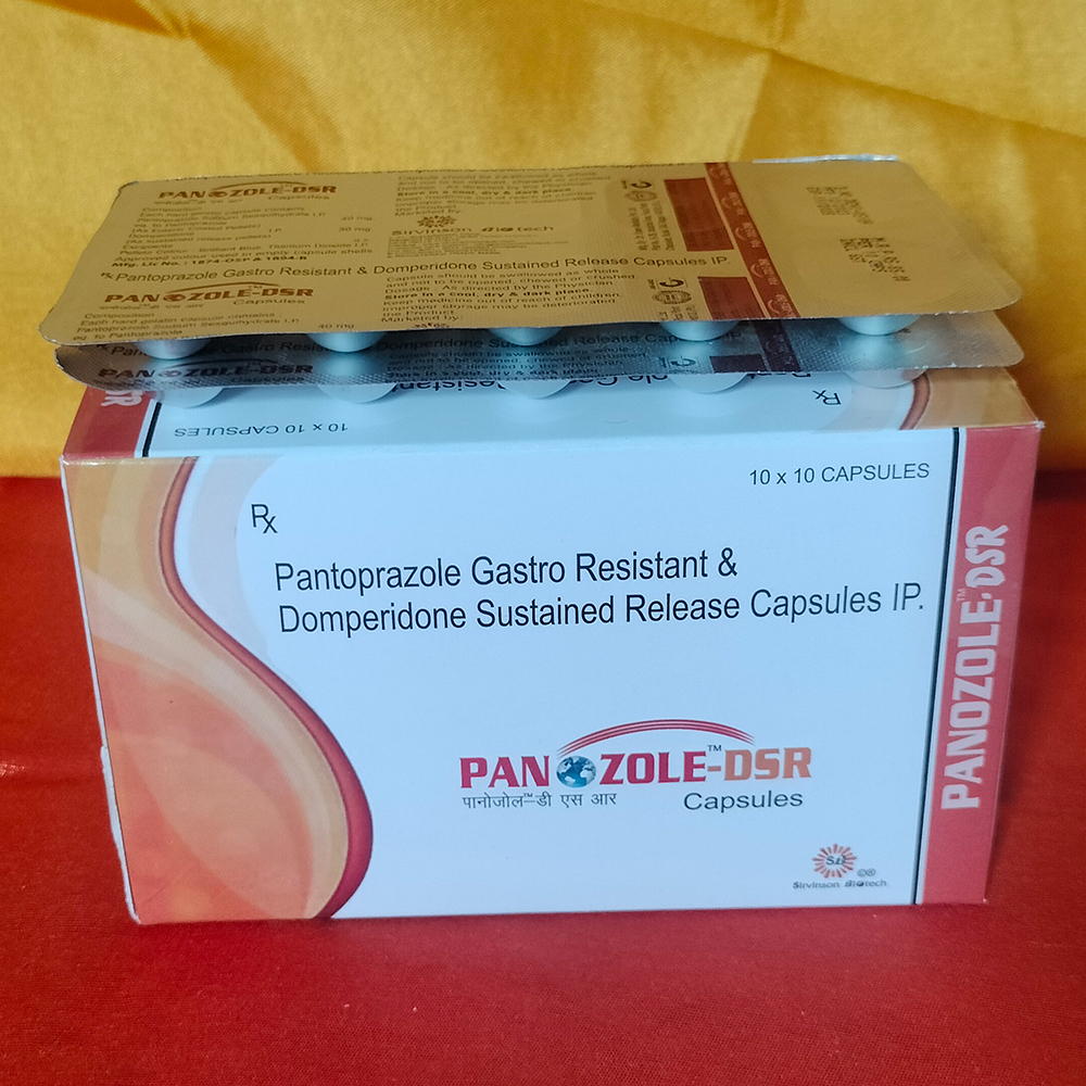 Pantopraole Gastro Resistant And Domperidone Sustained Release Capsules