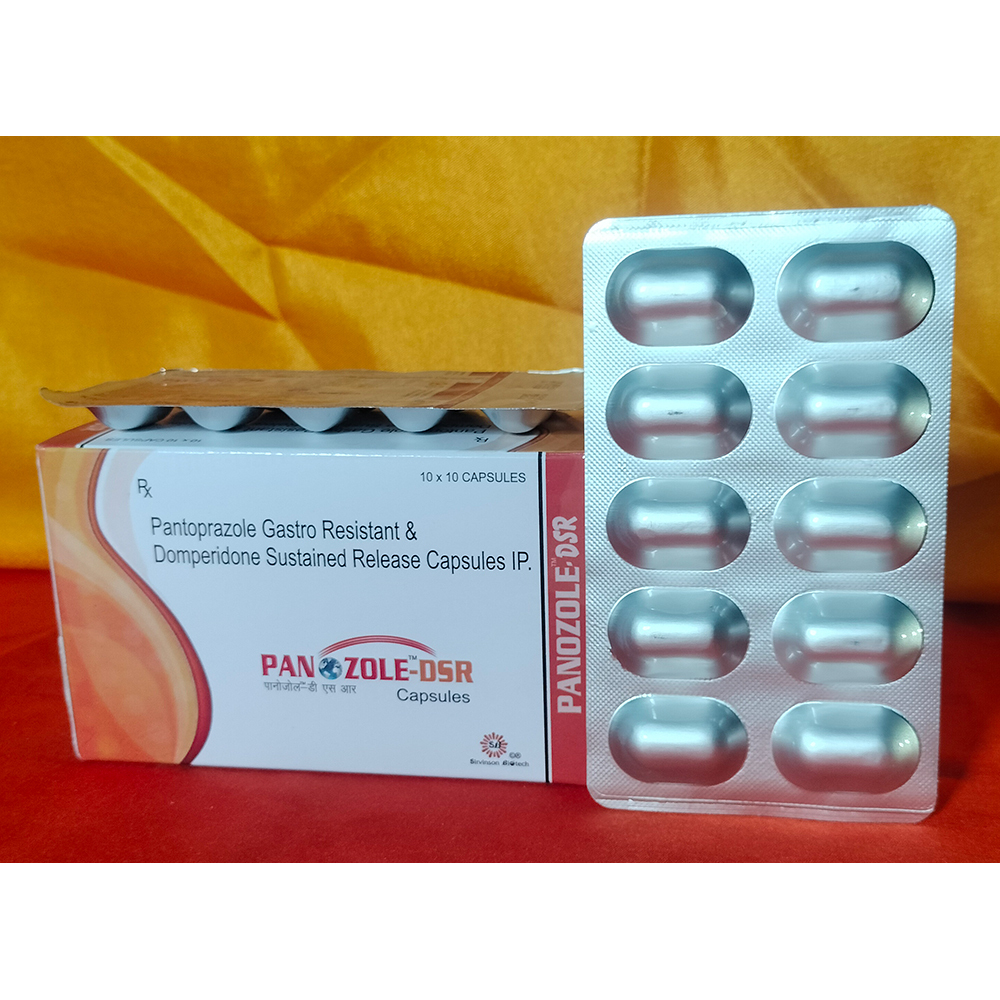 Pantopraole Gastro Resistant And Domperidone Sustained Release Capsules