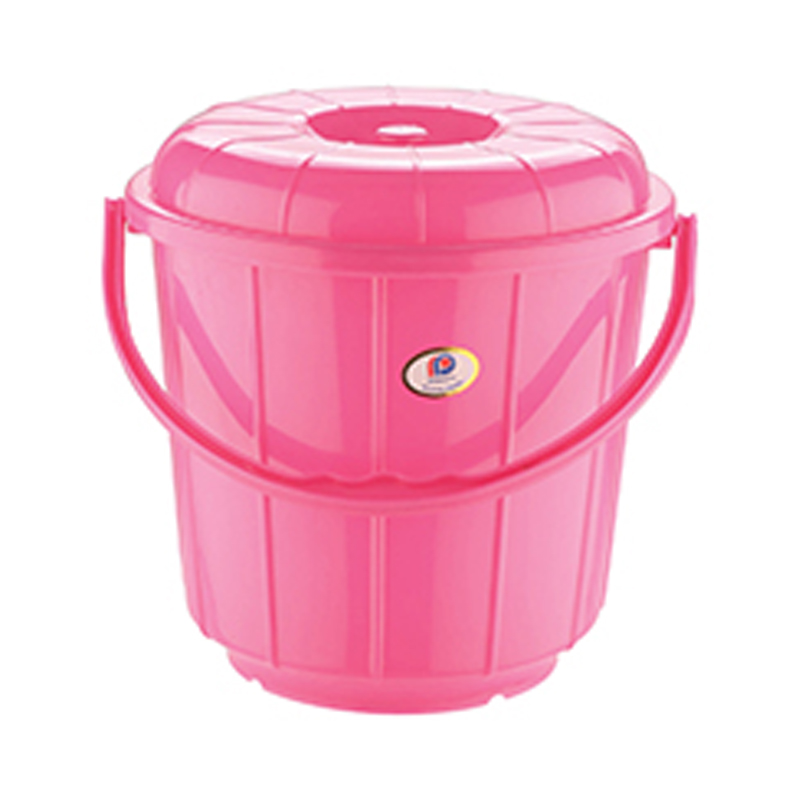 3 Ltr Plastic Handle Bathroom Bucket With Lid