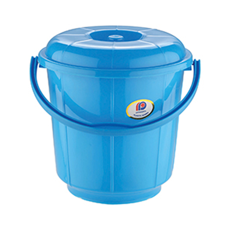 3 Ltr Plastic Handle Bathroom Bucket With Lid