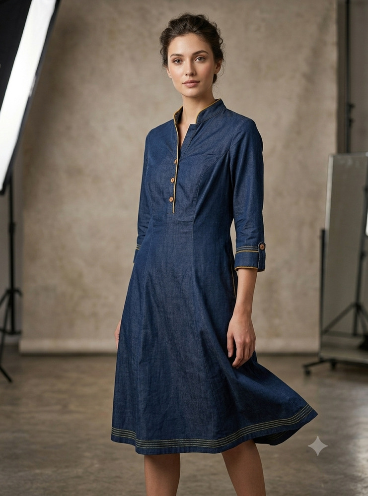 Denim Dress PF-008