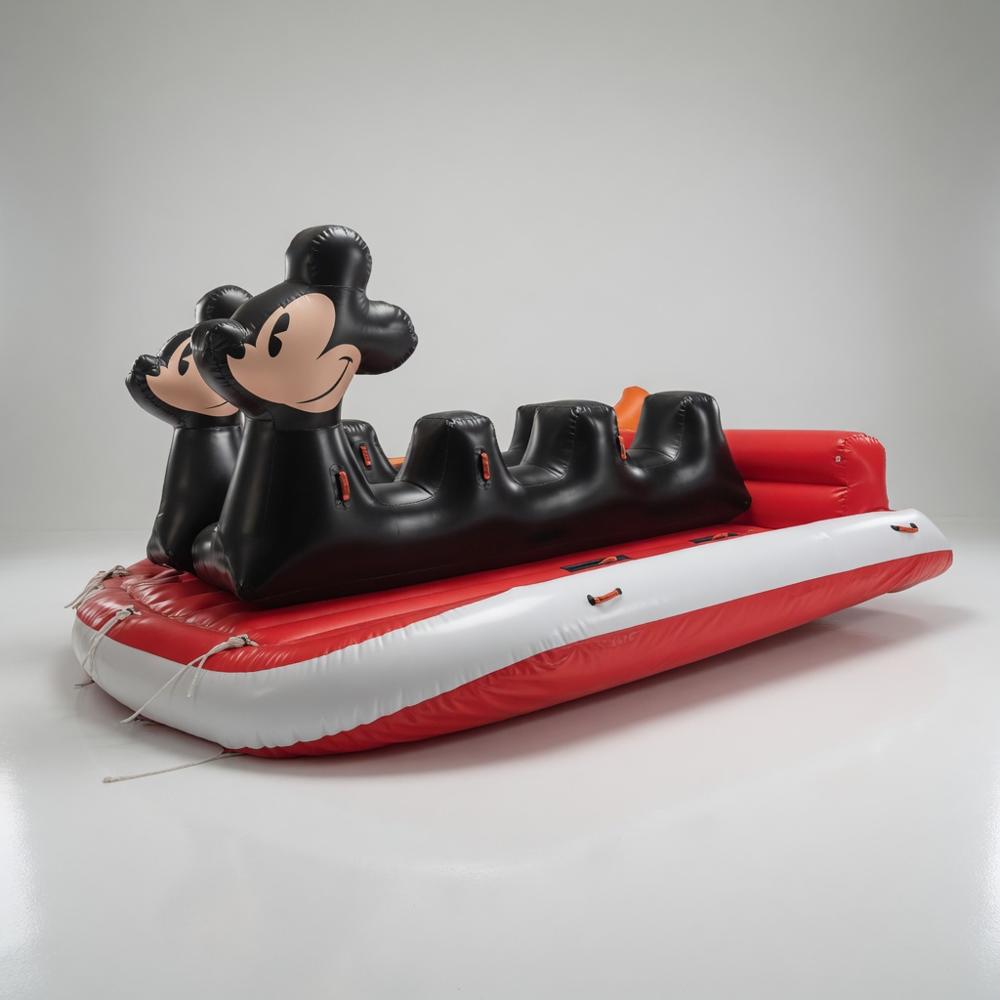 Inflatable Mickey Slider Boat - Capacity: Single Or Multi-rider (Up To 3 People) Kg