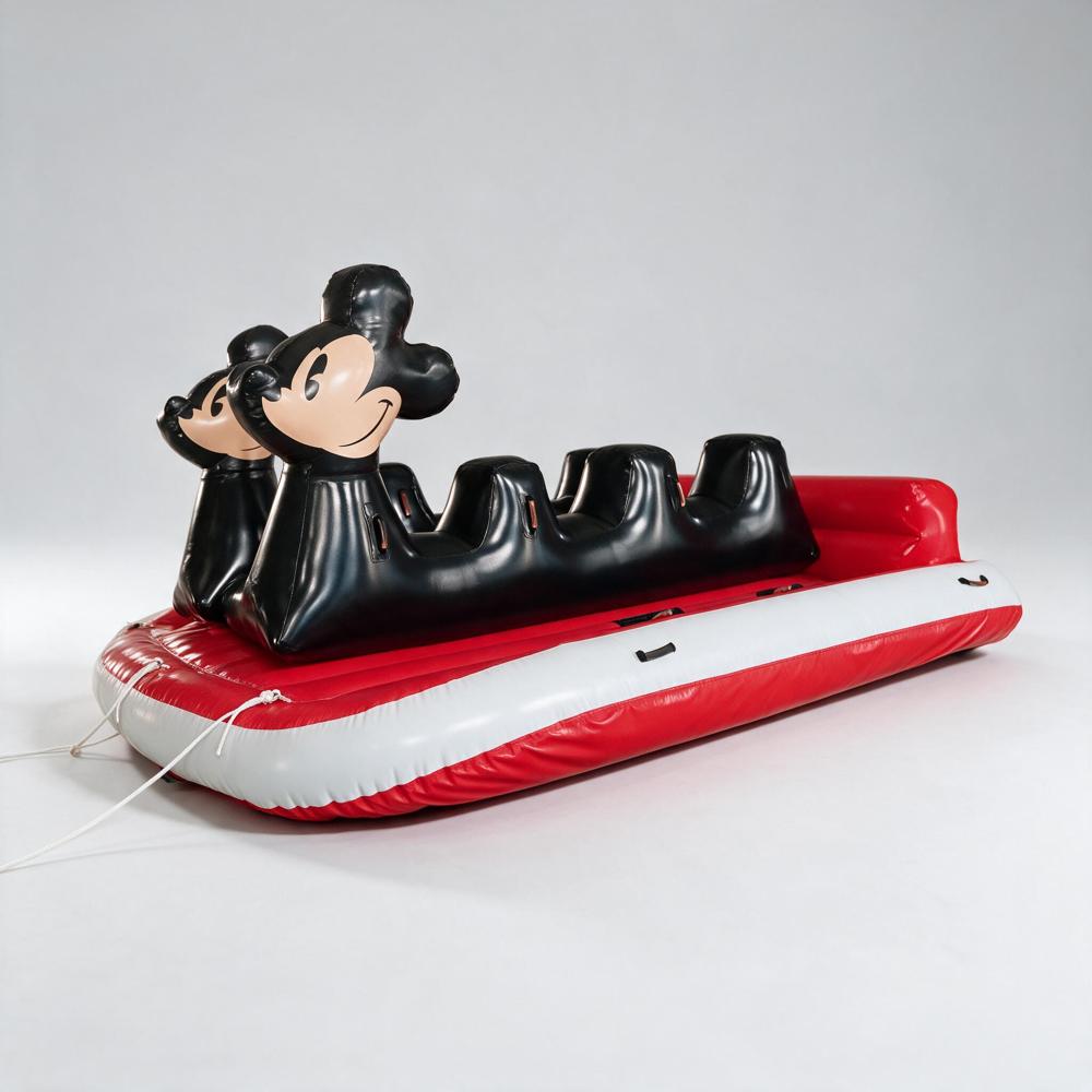 Inflatable Mickey Slider Boat - Capacity: Single Or Multi-rider (Up To 3 People) Kg