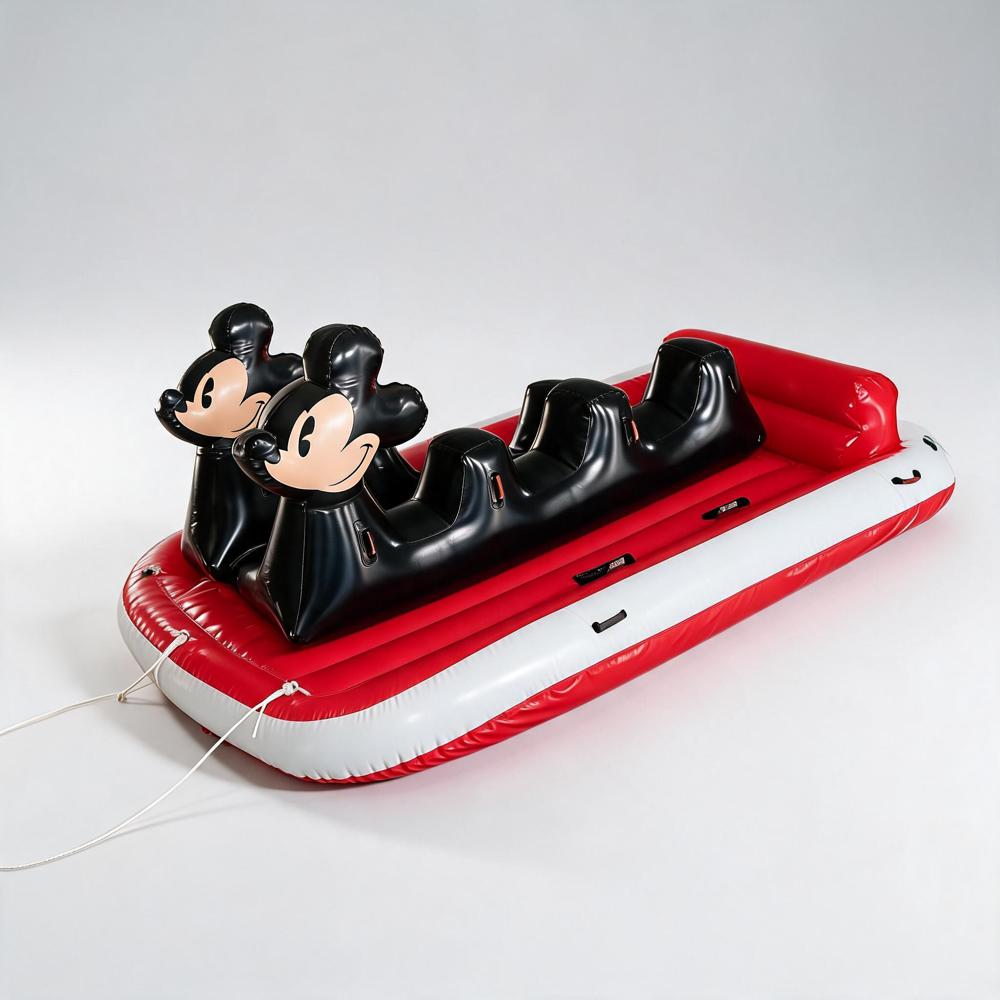 Inflatable Mickey Slider Boat - Capacity: Single Or Multi-rider (Up To 3 People) Kg