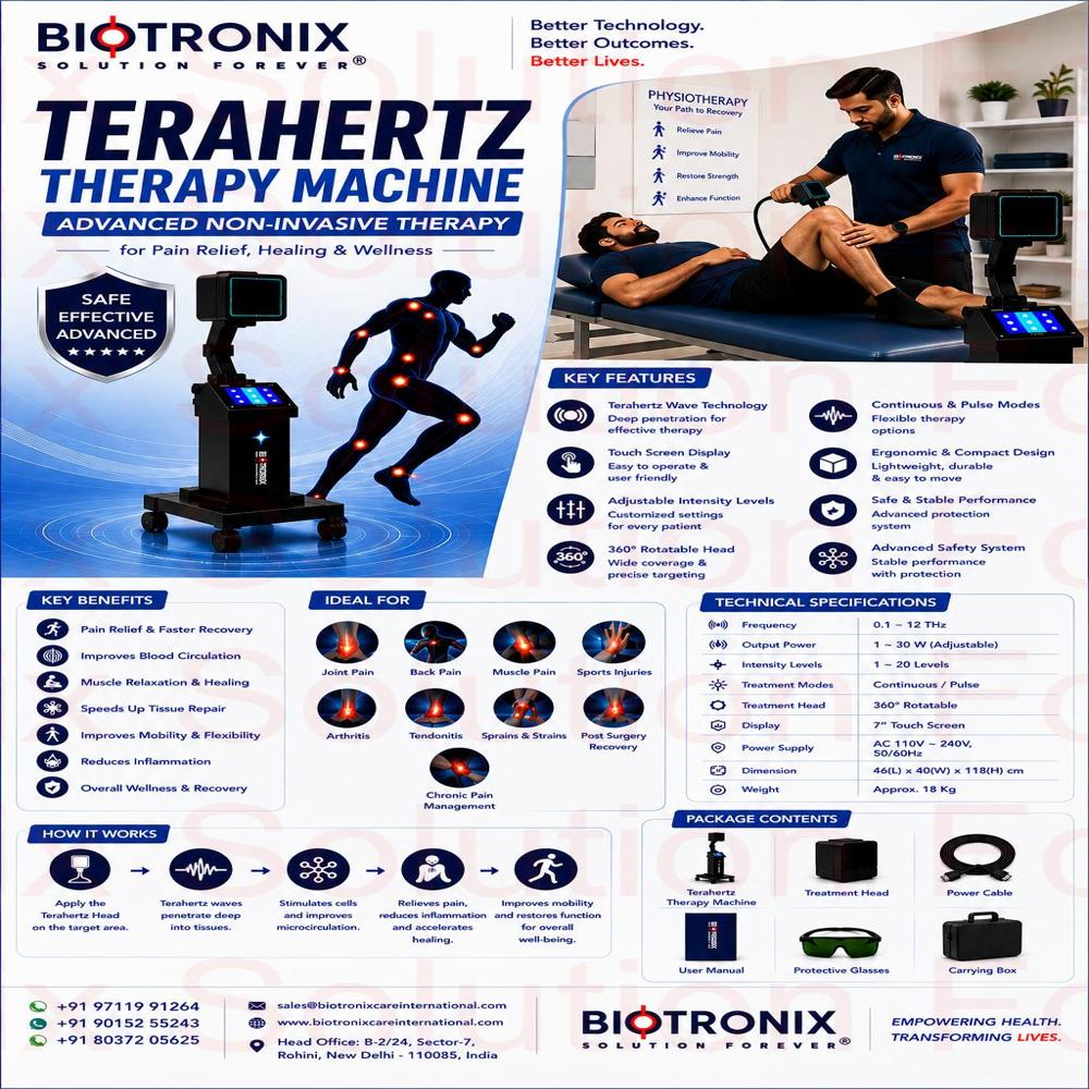 TERAHERTZ Premium Non-Invasive Therapy Machine
