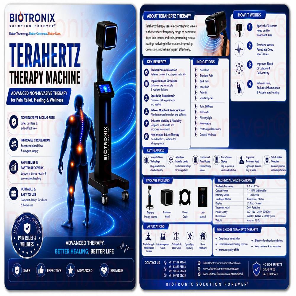 TERAHERTZ Premium Non-Invasive Therapy Machine