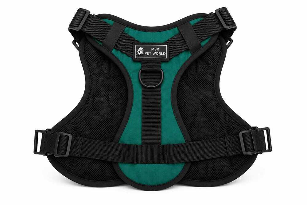 Dog Harness Tactical, Adjustable with GREEN