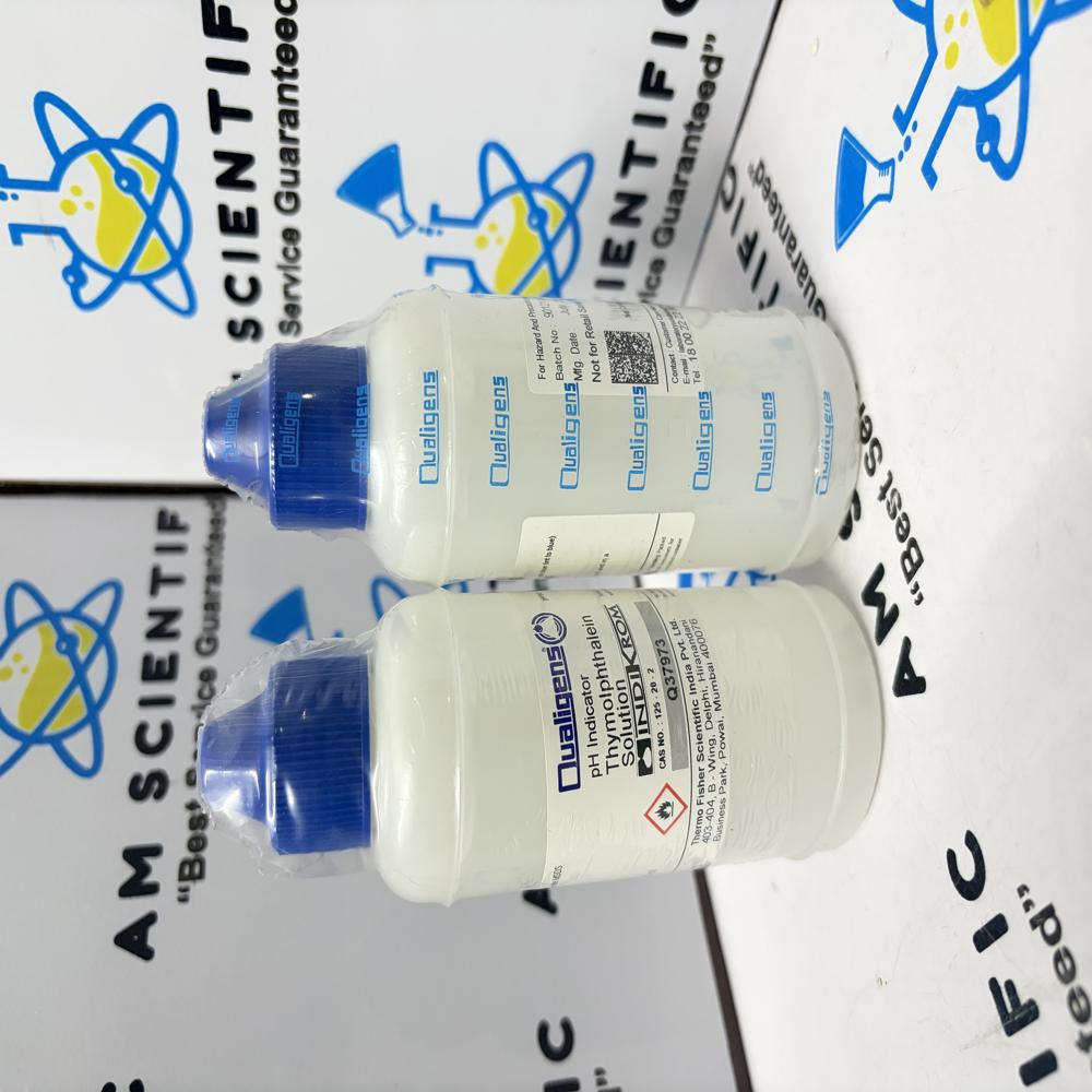 Thymolphthalein Indicator Solution 125ml Qualigens