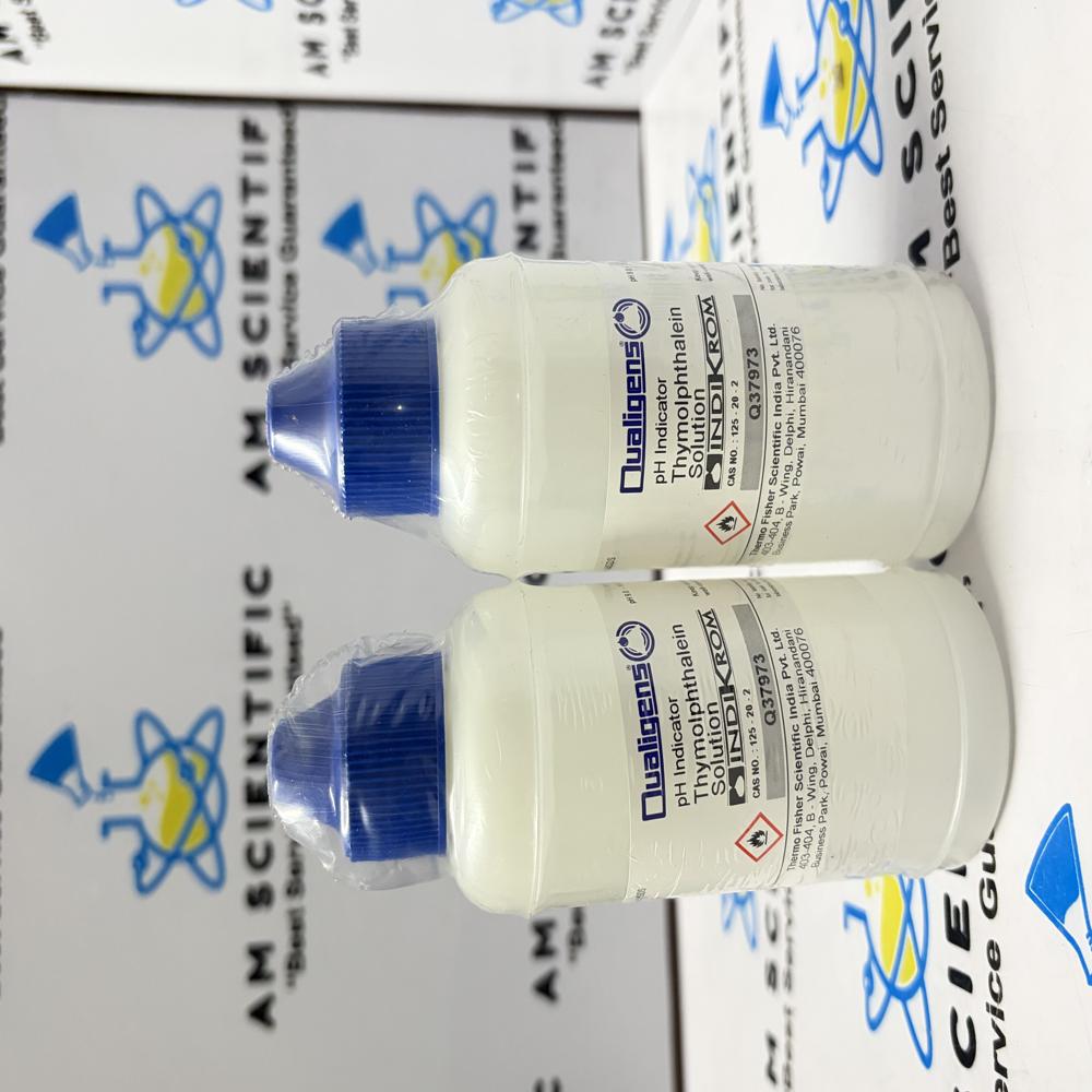 Thymolphthalein Indicator Solution 125ml Qualigens