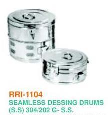 सीमलेस ड्रेसिंग ड्रम (एस.एस) 304/202 जी-एस.एस