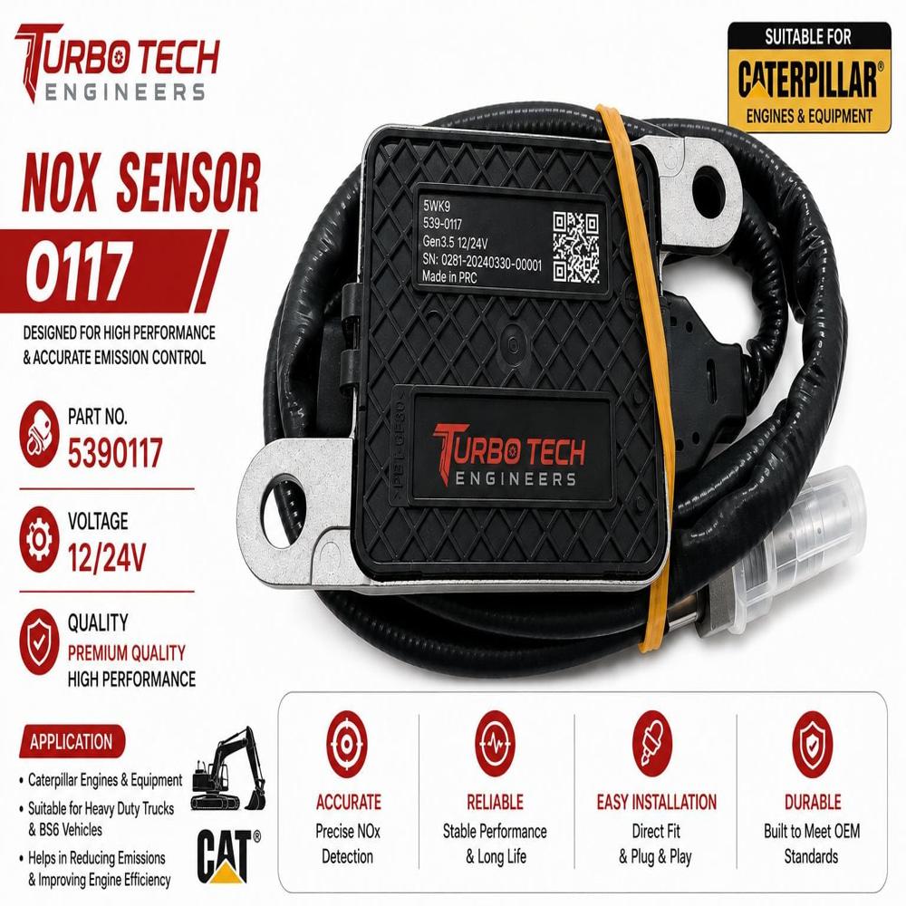 Caterpillar Nox Sensor 0117 Part No 5390117 - Country Of Origin: India