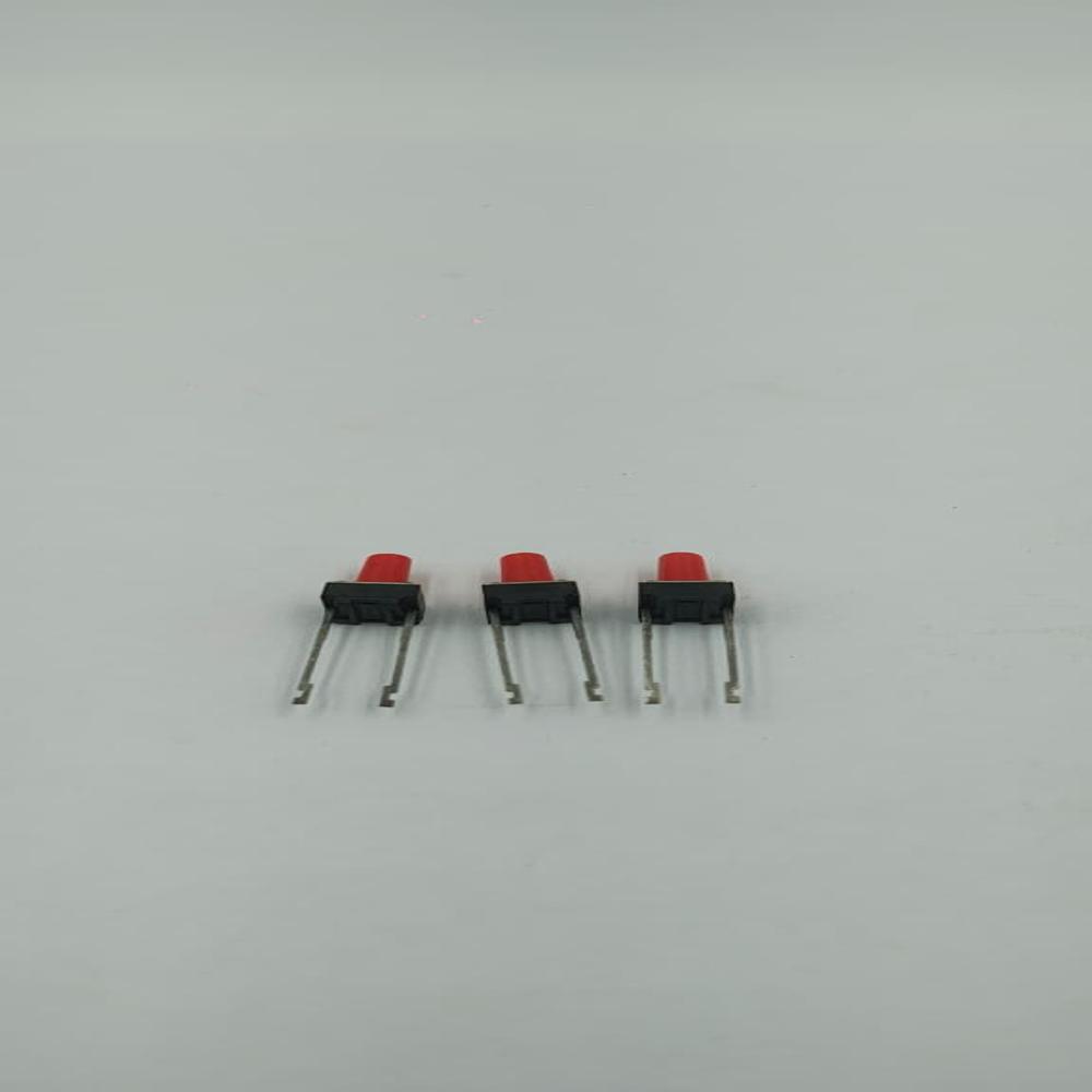 6X6X9.5 MM2 PIN RED TACTILE SWITCH