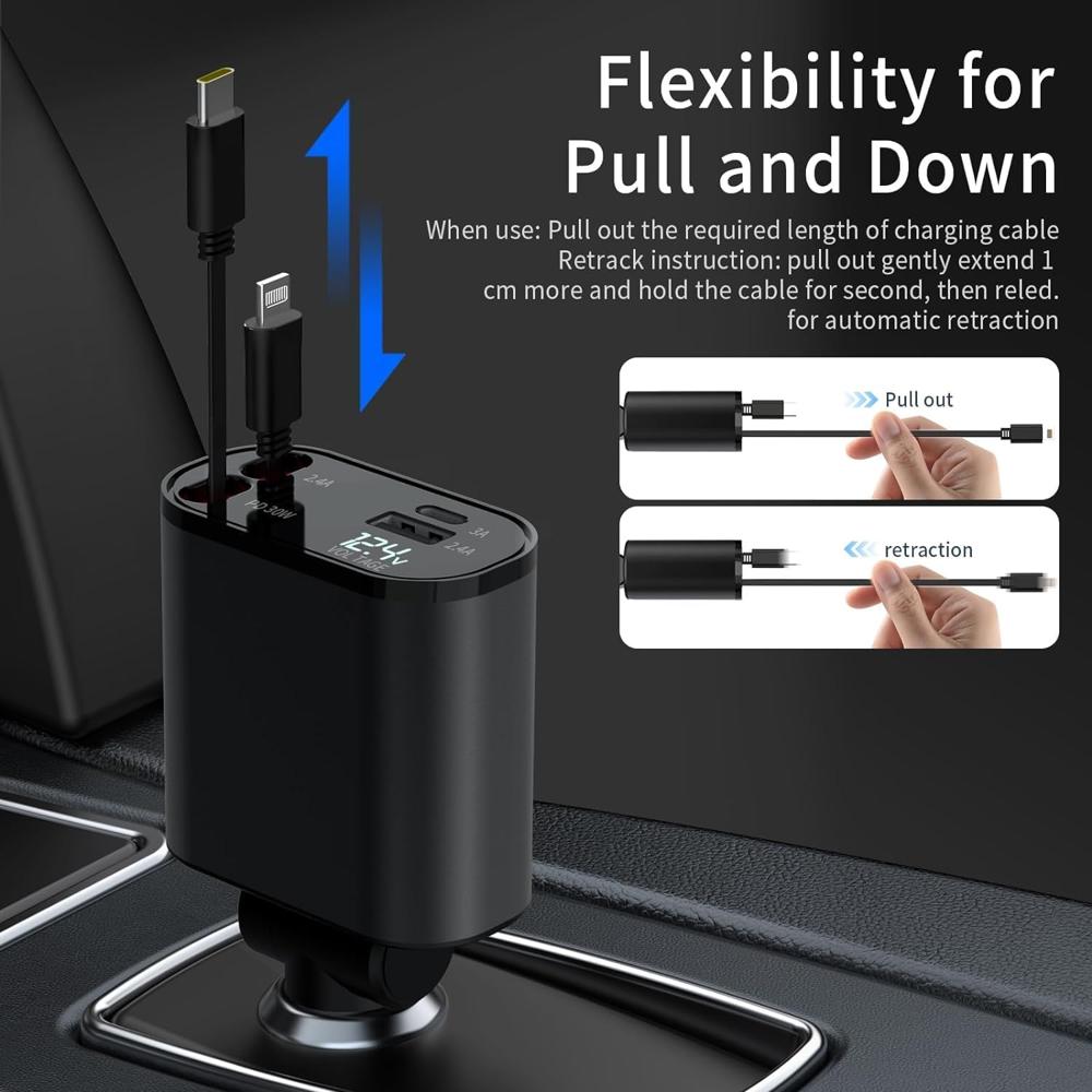 4 In 1 Car Charger