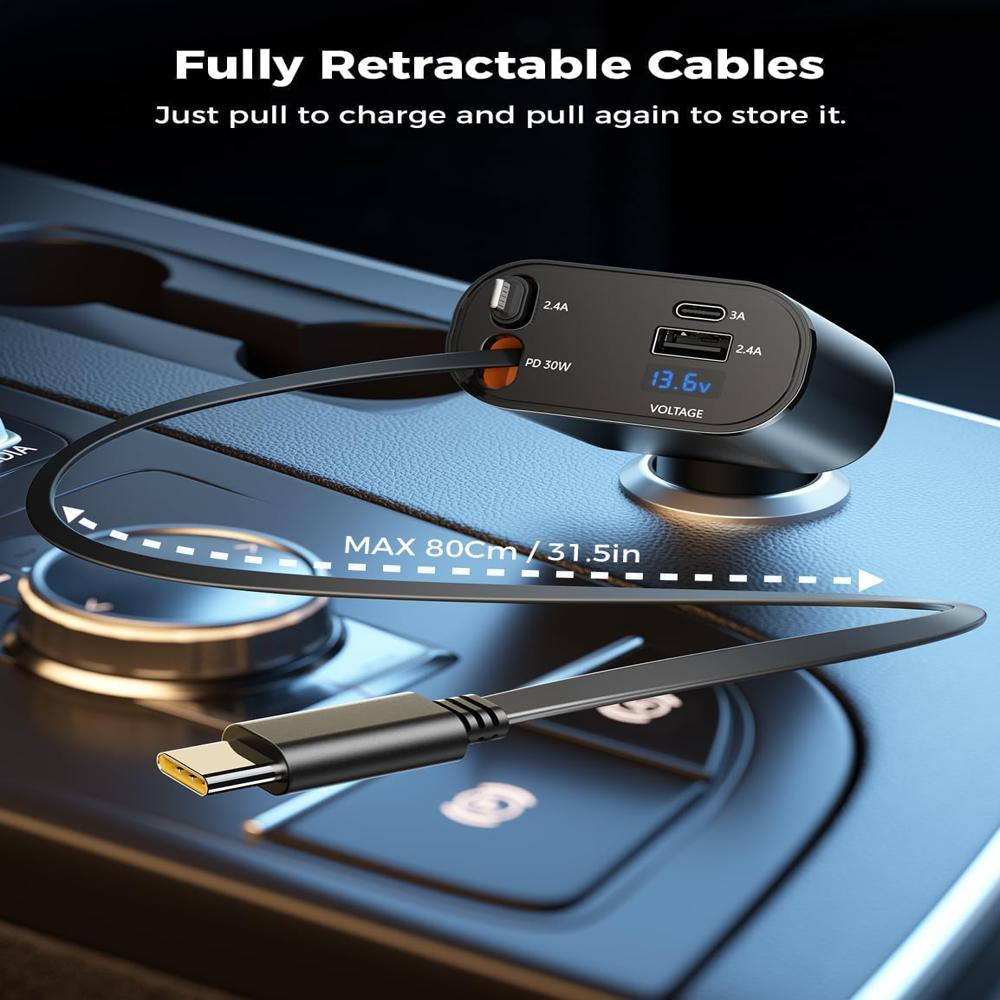 4 In 1 Car Charger