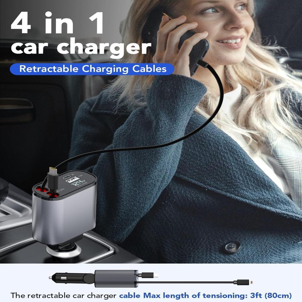 4 In 1 Car Charger